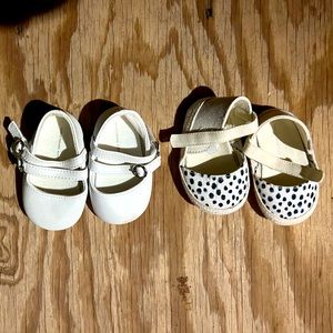 Baby girl 0-12 mo shoes bundle (set of 2)